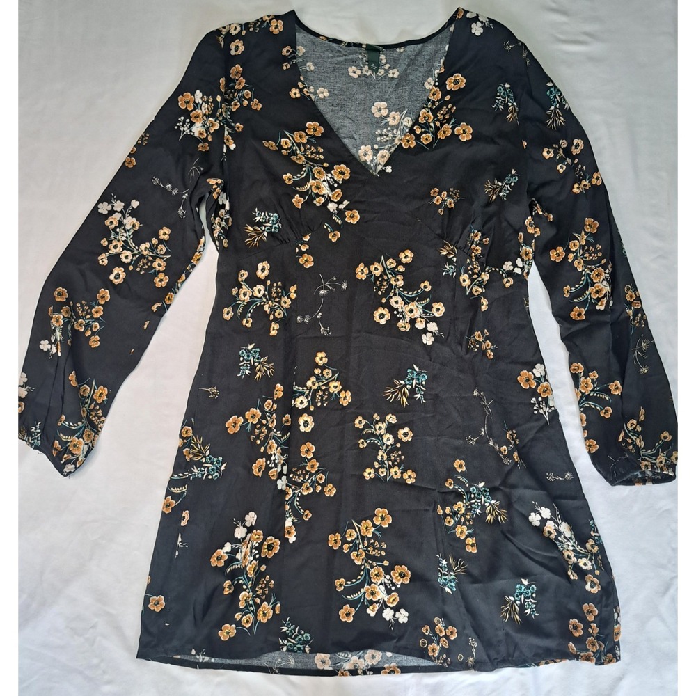 Wild Fable XL Floral Mini Dress Dark Fairy Cottagecore Hippie Romantic Boho Chic